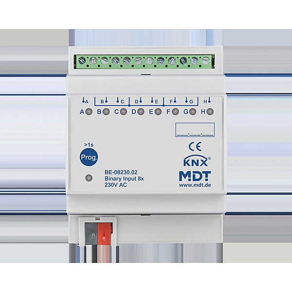 MDT technologies Binäreingang 8-fach 4TE REG, 230VAC BE-08230.02